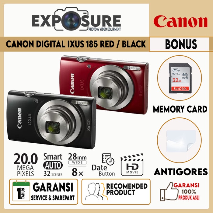 Kamera Canon Ixus 185 / Kamera Poet Canon Ixus 185 -