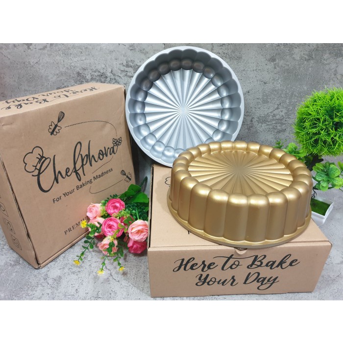 

✅Termurah Chefphora Loyang Kue Bolu Cake Pie Tart Bundt Charlotte Pan Nordic Pan Bisa Sameday