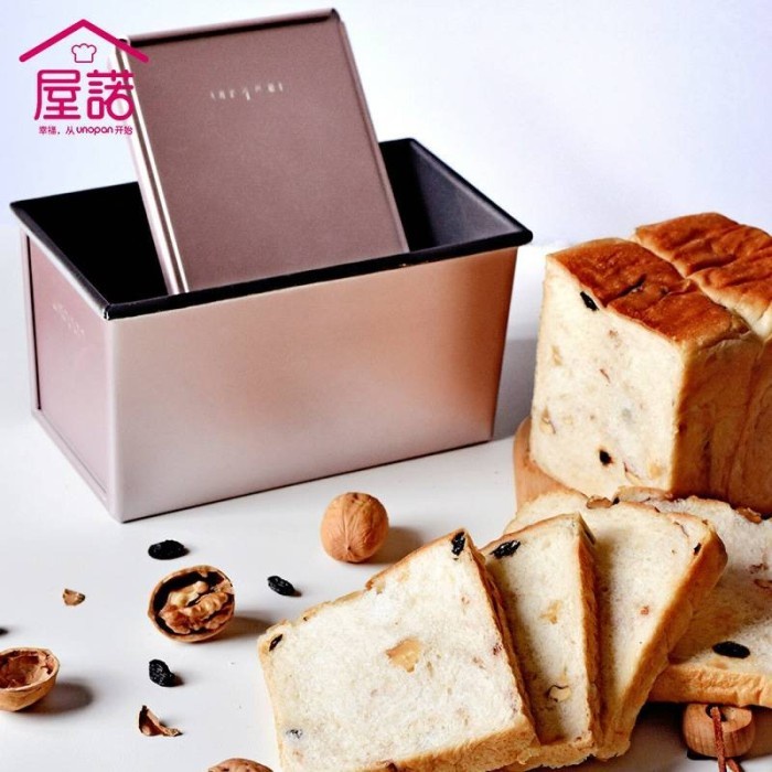 

✨Baru Unopan Un15015 - 450Gr Non Stick Loaf Pan Metalic Rose Bisa Gojek