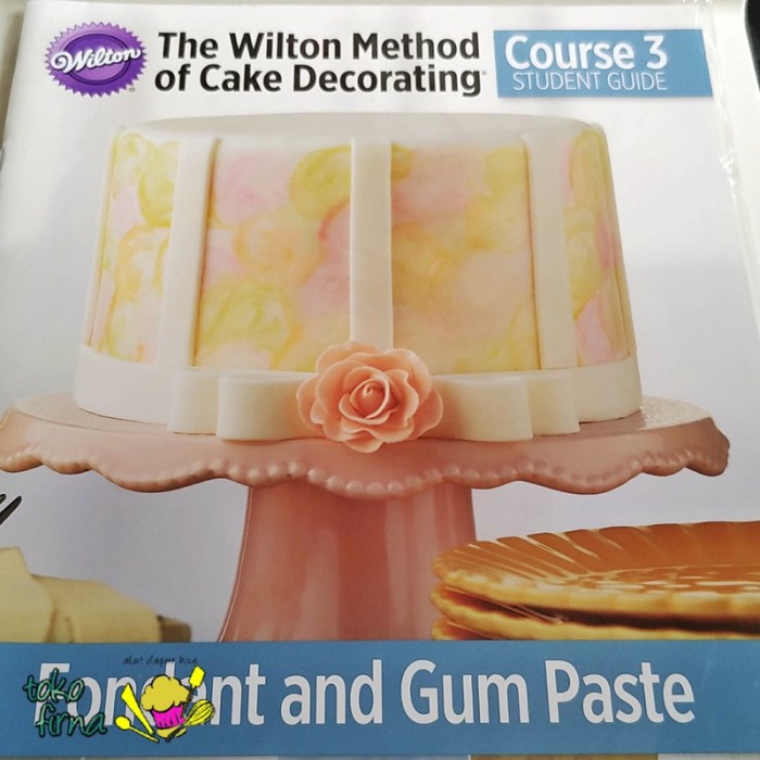 

✅Termurah Buku Panduan Fondant Gum Paste Tingkat Lanjut Lesson Tiga Buku Belajar Limited