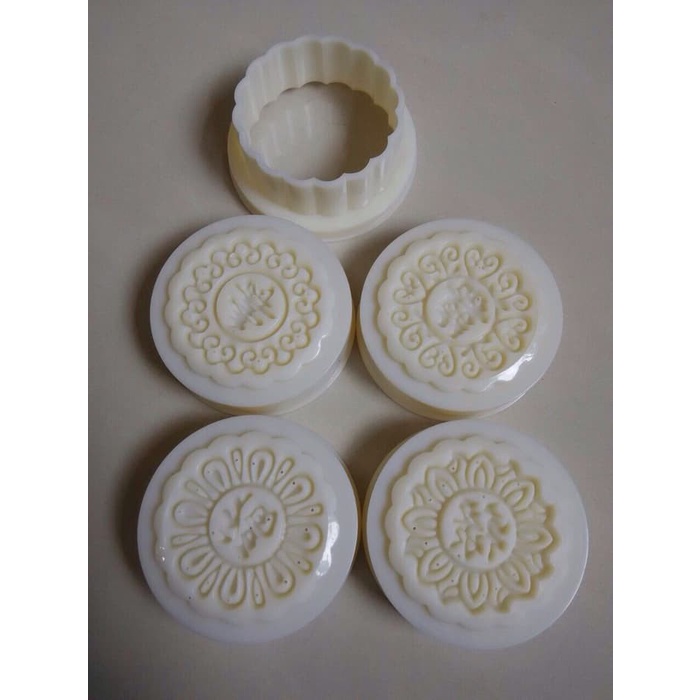 

✅Termurah Cetakan Kue Bulan Manual 125 Gr 4 Motif Nastar Mould Mold Moon Cake Bisa Sameday