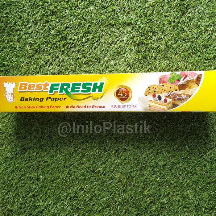 

✅Termurah Baking Paper Best Fresh 45Cmx75 M / Kertas Panggang Roti Kue Berkualitas