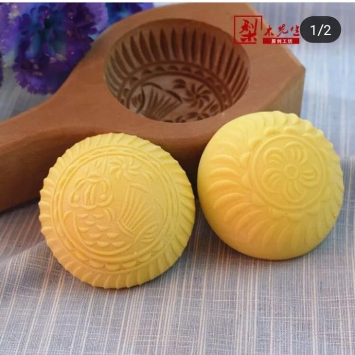 

✅Termurah Cetakan Kayu Angku Kue Kuh Tiociu Kue Mooncake Satru Motif Ikan Terbaru