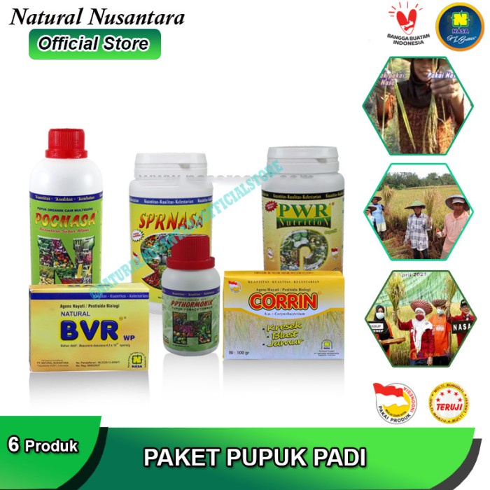 ✨Baru Paket Pupuk Nasa Untuk Padi - Pupuk Padi Organik Nasa Limited