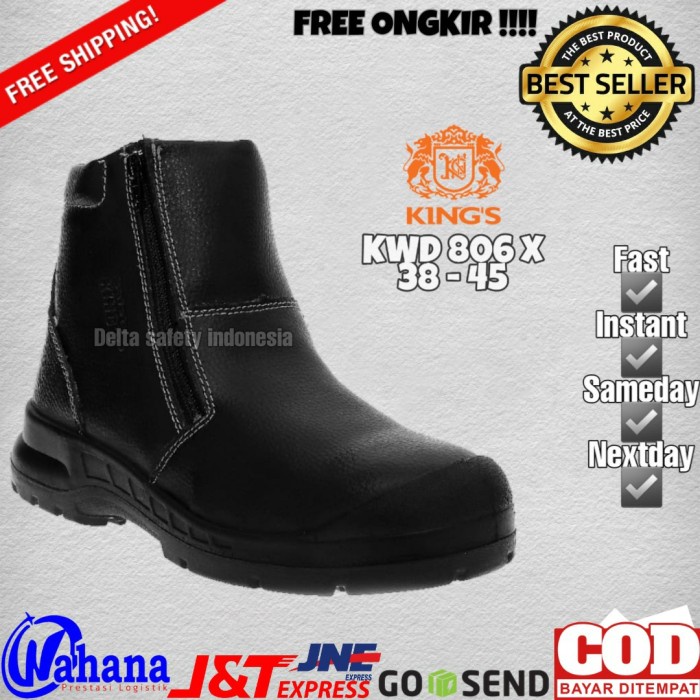 ✨COD Sepatu Safety King Kwd 806 X Ori Pria Murah Diskon