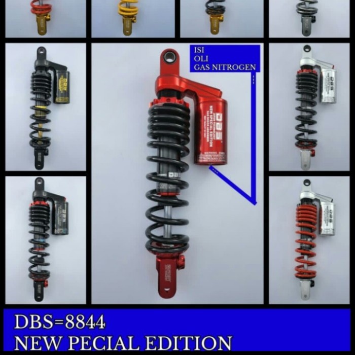 Shock Breaker Blk Tabung Atas Dbs =8844 By Mgv Honda Vario 160 Uk340Mm Kode Hv087