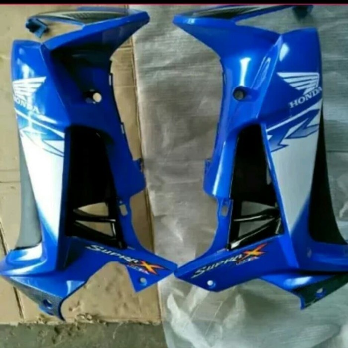 ✨New Ori Sayap Body Depan Motor Supra X 125 Warna Biru Berkualitas