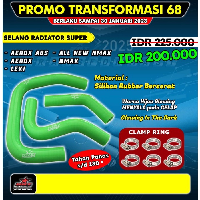 ✨New Ori Selang Radiator Super Brt Nmax/Aerox/Lexi Limited