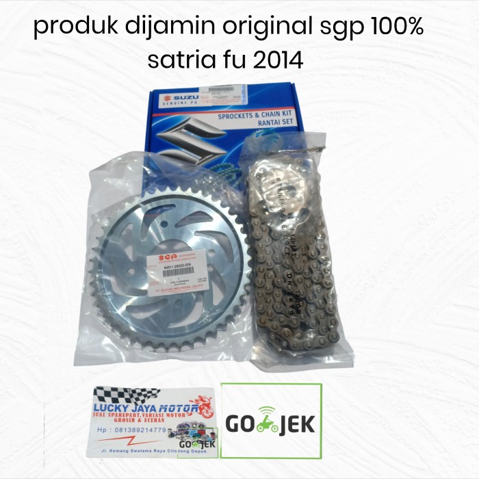 ✨Ori Gear Set Satria Fu New 2014 Produk Dijamin Original Sgp 100 Terbatas