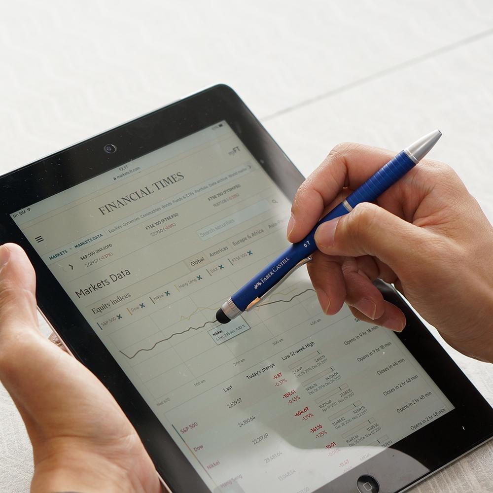 

ORIGINAL Pulpen Stylus Faber Castell Vernate Smartphone Warna Ballpoint 0.7 MM PROMO