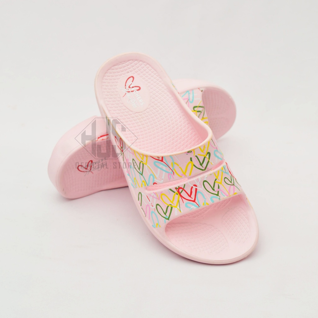 [MODEL TERKINI] Sandal Wanita Sendal Selop Wanita Sendal Slop Cewek Skechers Wanita Sendal Slip On