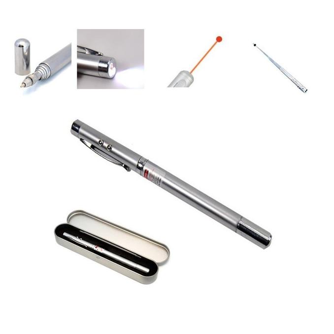 

PROMO SPECIAL Pulpen Pen Exclusive Pena 5 in 1 Laser Pointer Box Premium Presentasi TERMURAH