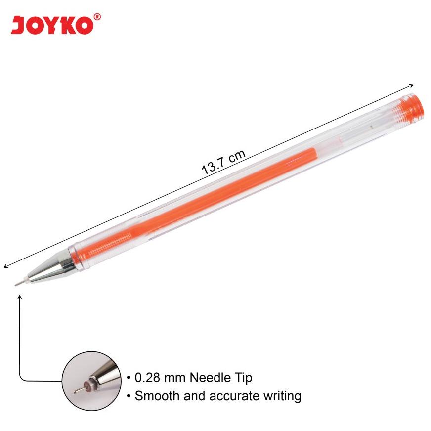 

TERMURAH Color Gel Pen Pulpen Pena Joyko GPC-325 iTech3 1 Set 8 Warna 0.28 mm PROMO