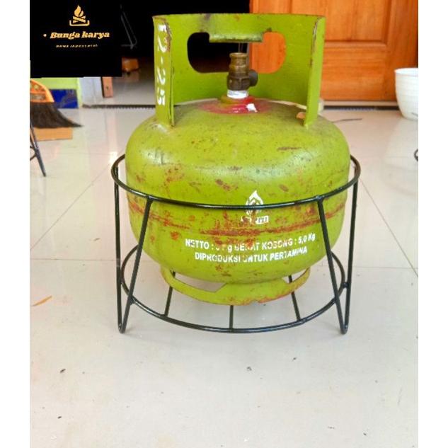 TERLARIS tatakan gas / rak gas LPG 3kg / rak gas / dudukan gas PROMO TERMURAH