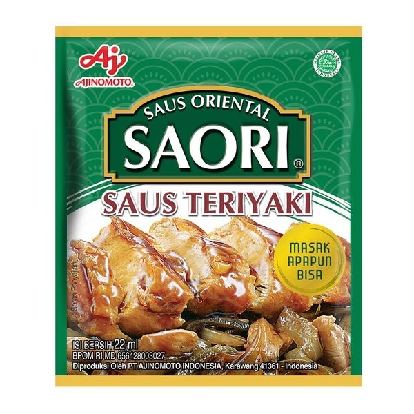 

SAORI SAUS TERIYAKI 22ML /PCS