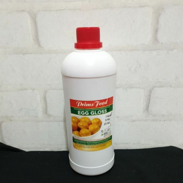 

Egg Gloss 1 Liter / Gkilap Roti Kue Kering Nastar Cookie Glaze/Pri