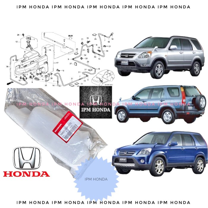 Tabung Tangki Botol Air Wiper Sambungan Atas Honda CRV GEN 2 2002-2006