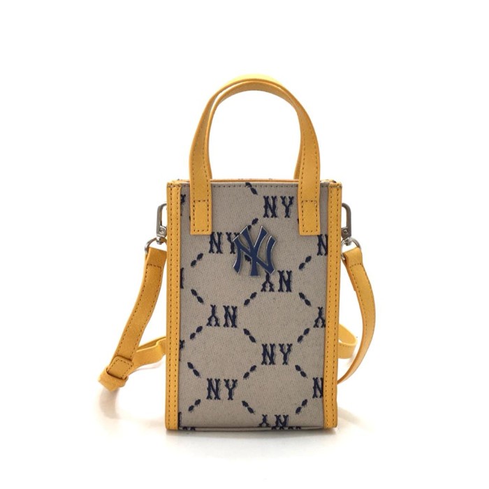 ✨Ready Sling Bag Mlb Monogramdiamondjacquard Mobile Phone Cross Bag Bisa Gojek