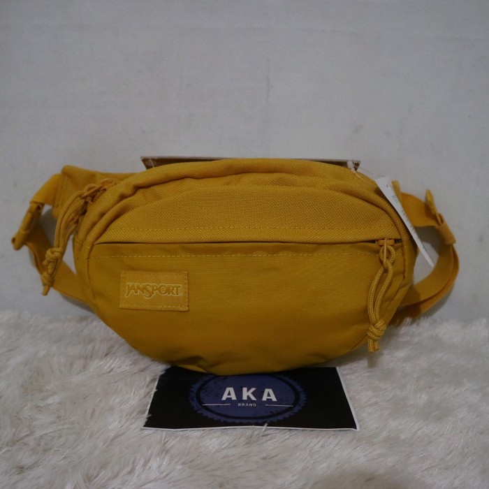 ✨Ready Tas Jansport Mono Fifth Avenue Englis Mustard Sling Waist Bag Original Limited