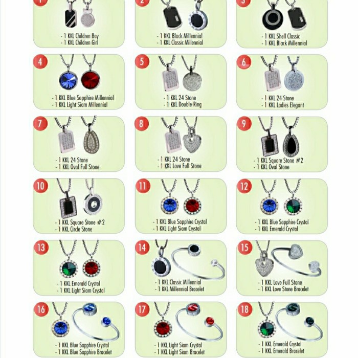 ✨Termurah 2Pc Kalung Kk Liforce Limited