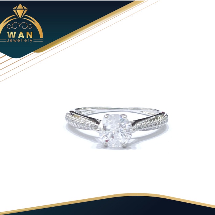 ✨Termurah Cincin 750 Emas Asli Emas 18K Cincin Wanita Terlaris Ori Terbaru