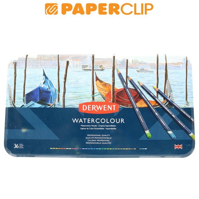 

✨Sale Pensil Warna Derwent Set Water 36 Color 32885Dw Limited