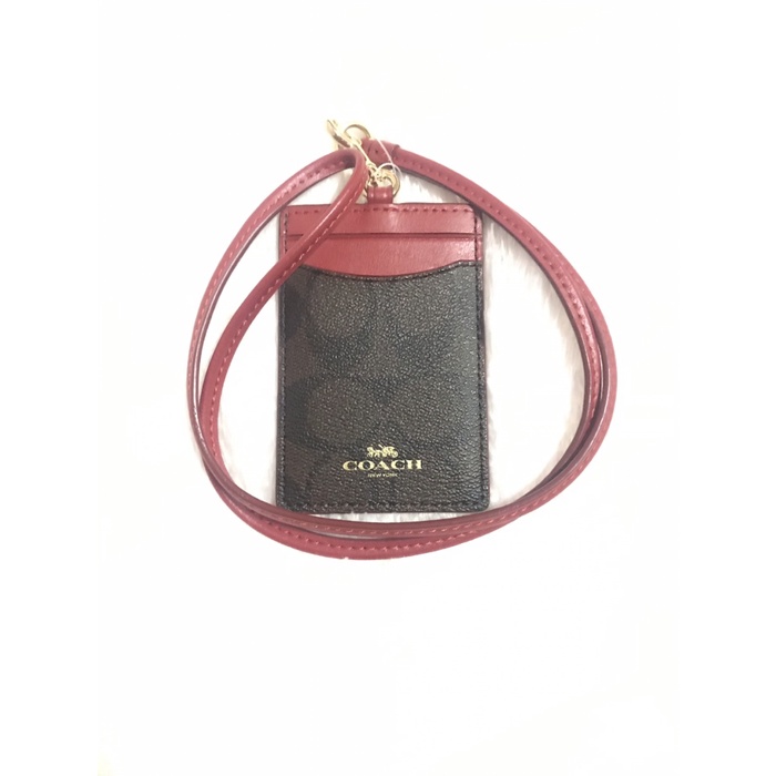 

✨Sale Gantungan Id Card : Lanyard Coach Brown True Red Terbaru