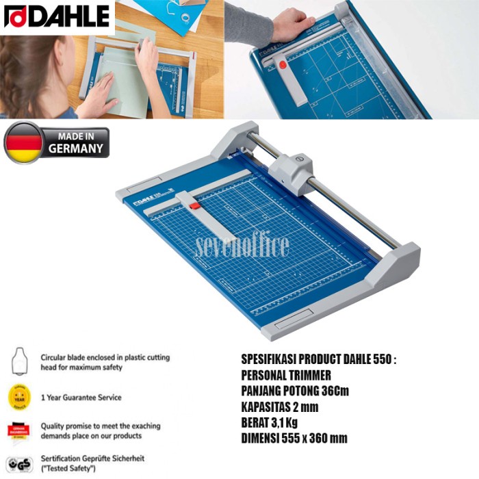 

✨Sale Paper Cutter Dahle 550 / Alat Potong Kertas / Alat Potong Manual Bisa Sameday