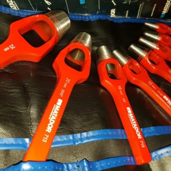 

✨Sale Alat Pembolong Plat Plong Set Hollow Punch Set 8 Pcs Matador Germany Terbaru