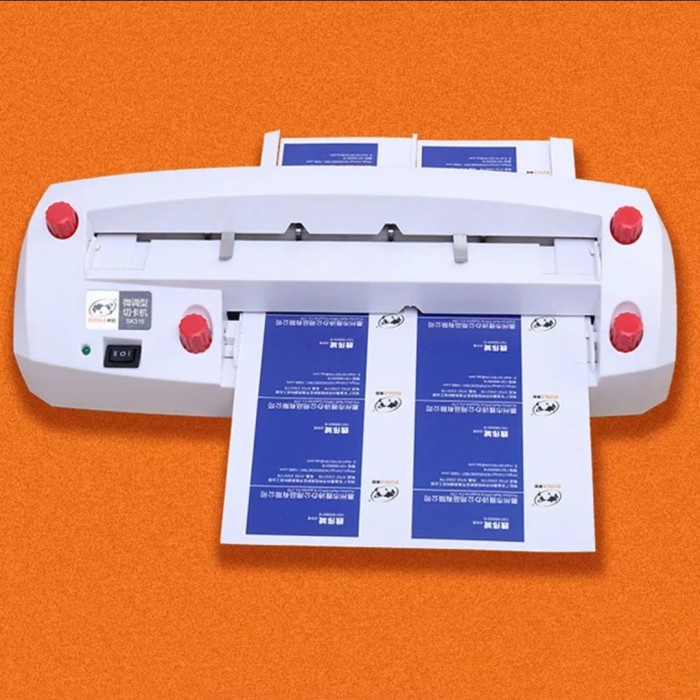 

✨Sale Avpro Sk316 Electric Card Name Cutter Machine A4 Size 90X54Mm Diskon