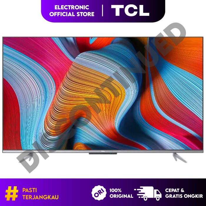 ✨Ori Led Tv 65 Inch Tcl Android 11.0 65P725  Tcl 65 P725 Dolby 4K Uhd Terbaru