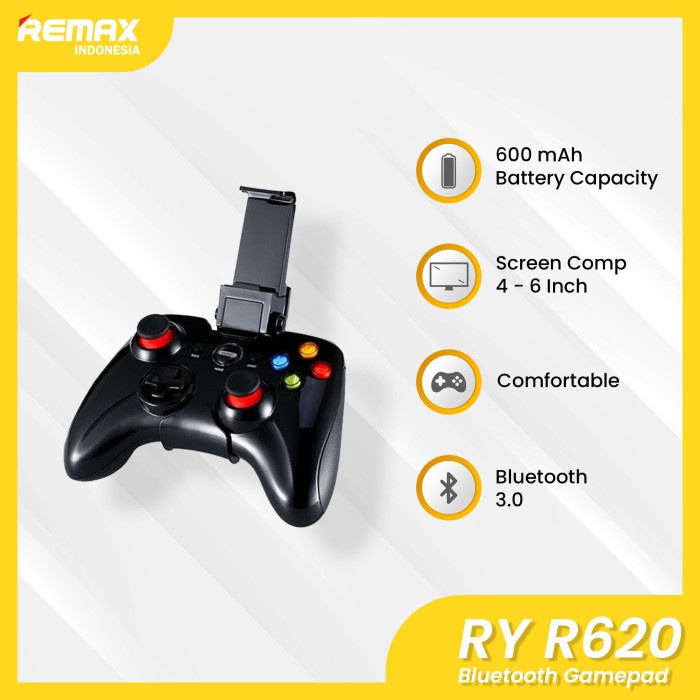 ✨Ori Remax Bluetooth Gamepad Ry-R620 Terbatas