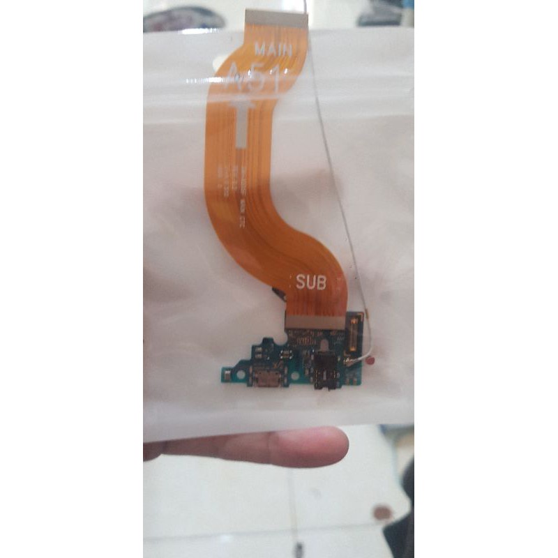 Papan Cas Board Cas Dan Fleksibel Samsung A51 Ori Copotan