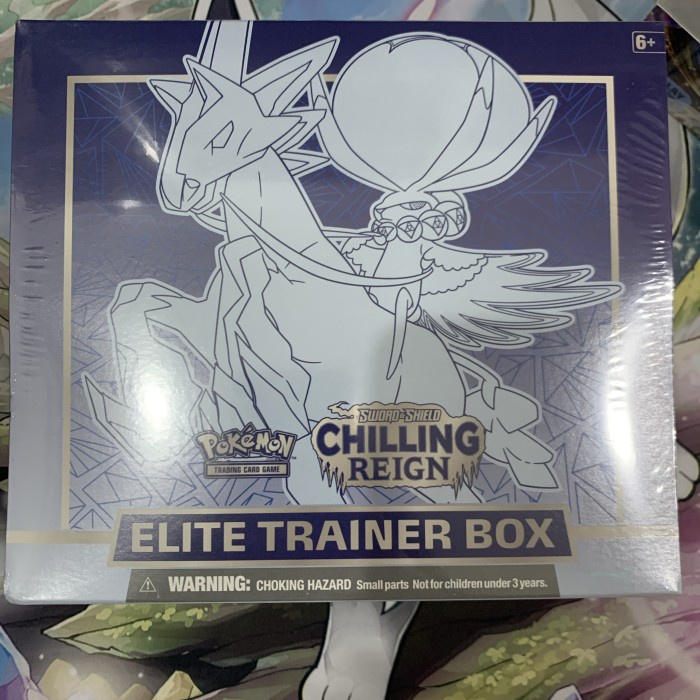 ✨Baru Pokemon Tcg Sword And Shield Chilling Reign Elite Trainer Box Diskon