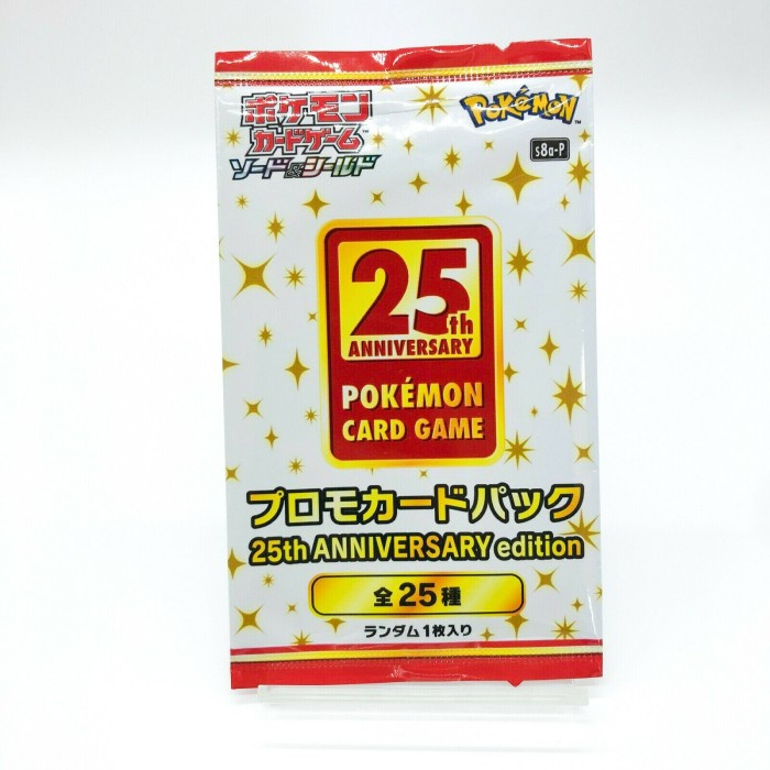 ✨Baru Pokemon Booster Pack - #2021 25Th Anniversary Promo Pack Japanese Limited