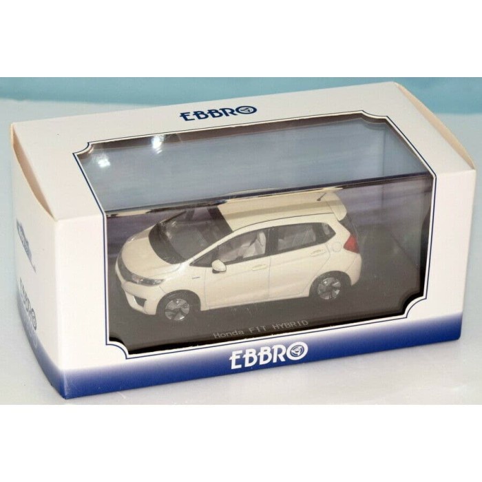 ✨New 1/43 Ebbro Honda Fit 3 Hybrid White Diecast Miniatur Not Ixo Limited