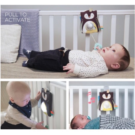 ✨Baru Taf Toys Prince The Penguin Baby Soother - Lampu Dan Melody Tidur Anak Bisa Sameday