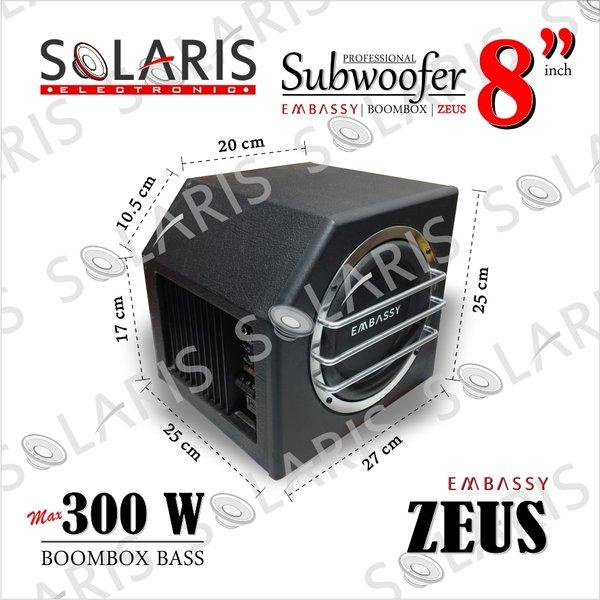 SUBWOOFER AKTIF 8 Inch BOOMBOX EMBASSY - ZEUS