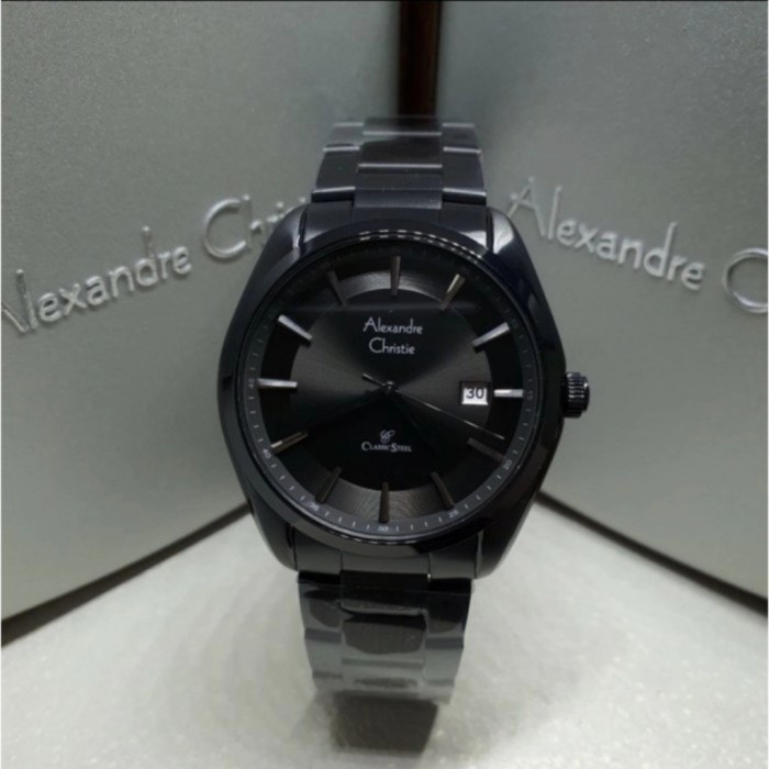 ✅Sale Jam Tangan Pria Alexandre Christie Ac8648 - Ac 8648 Full Black Diskon