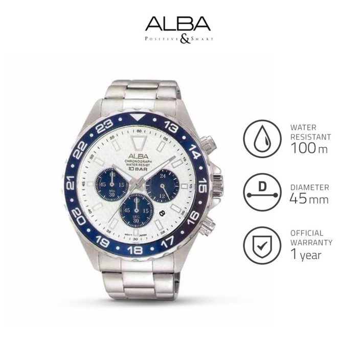✅Sale Jam Tangan Pria Alba Active Quartz At3909 At3909X1 Original Terbatas