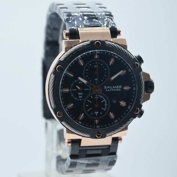 ✅Sale Jam Tangan Pria Original Balmer B8153 Black Rosegold Garansi Resmi Limited