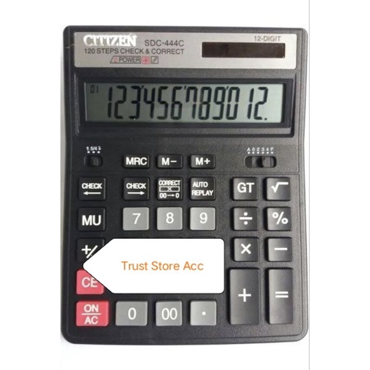 

Kalkulator 12 Digit Citizen SDC 444 C