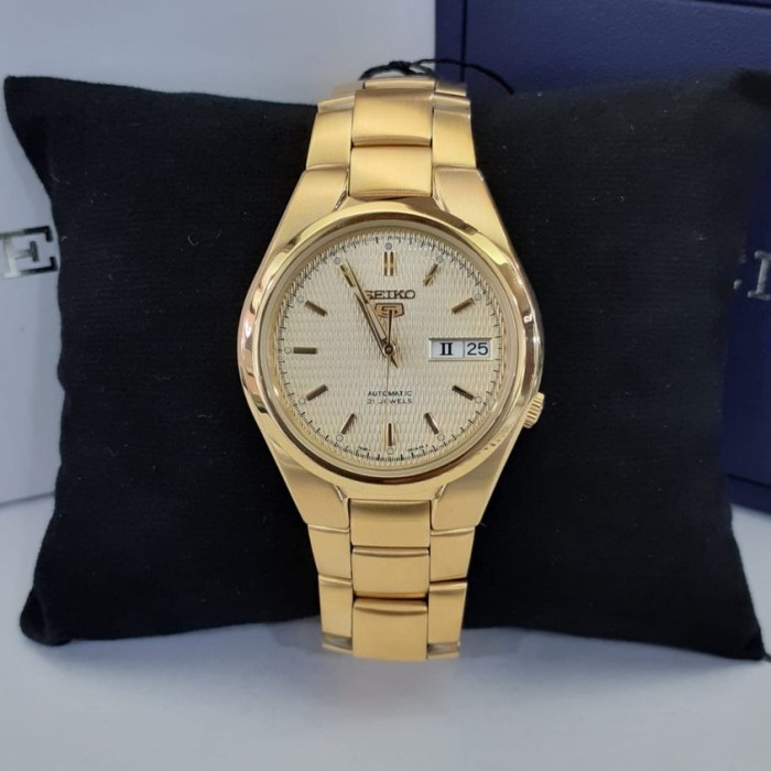 ✅Ori Jam Tangan Pria Seiko 5 Snk610K1 Snk610 Automatic Gold Original Terbatas