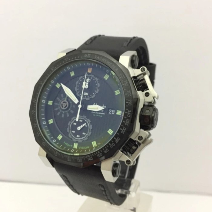 ✅Ori Alexandre Christie 9213 Night Vision Mc Ltbba Jam Tangan Original Berkualitas