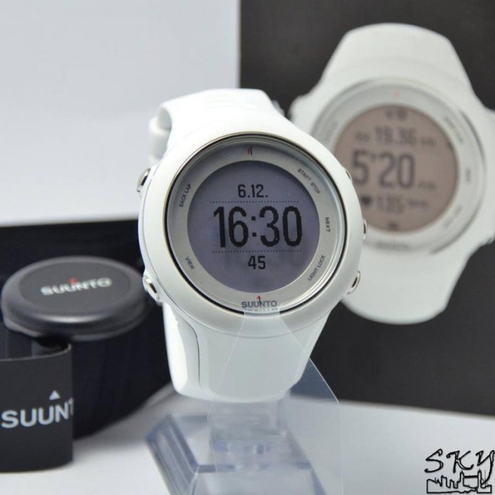 ✅Ori Jam Tangan Sport Hr White Suunto Sport Ambit3 Bisa Sameday