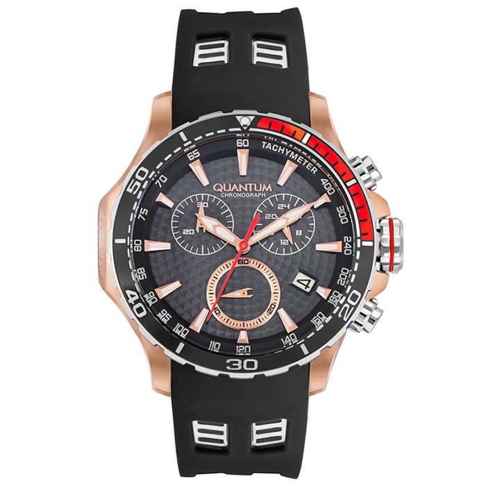 ✅Ori Quantum Hng834.551 Black Rosegold Jam Tangan Pria Original Ori Diskon