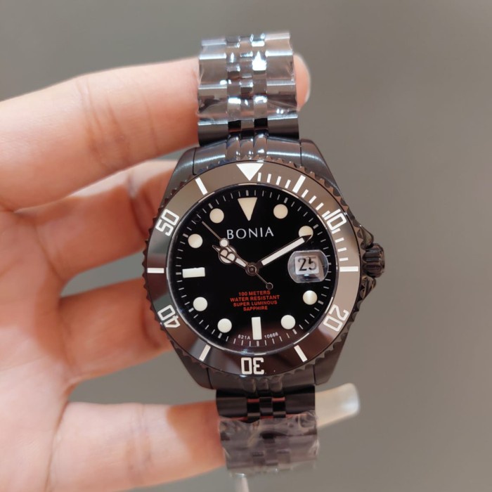 ✅Ori Bonia Bnb10666-1735Le Sapphire Limited Black - Jam Tangan Pria Origina Bisa Gojek