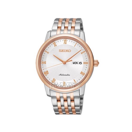 ✅Ori Jam Tangan Seiko Srp696J1 Presage Automatic Silver Rose Gold Terbatas