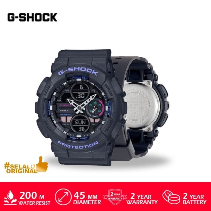 ✅New Casio G-Shock Gma-S140-8Adr /Gma-S140-8Adr /Gma-S140 Original Diskon