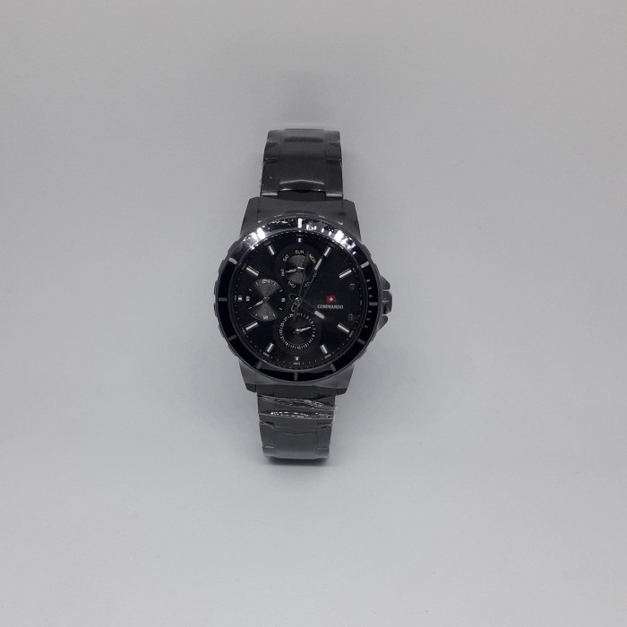 ✅New Jam Tangan Wanita Commando Cm3005 3005 Original Full Hitam Limited